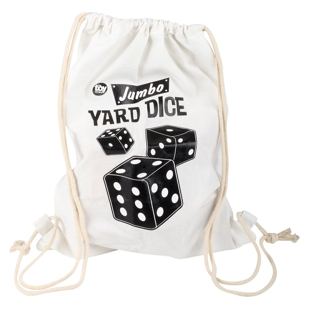 Jumbo Wooden Yard Dice 3.5" (1 Set)