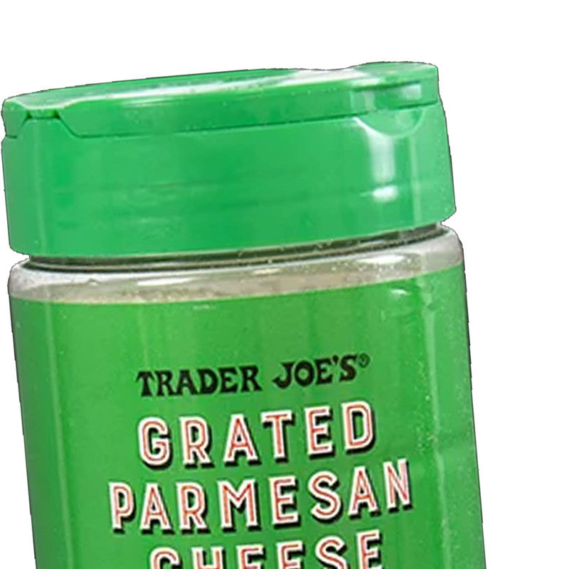 Trader Joe's Grated Parmesan Cheese Authentic & Flavorful 8 Oz