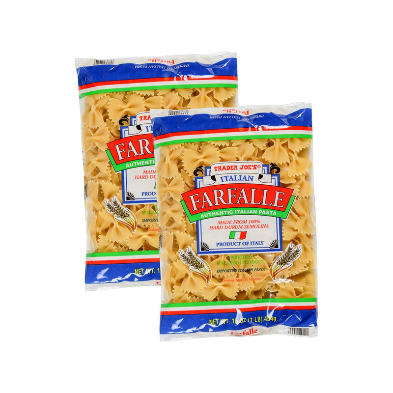 Trader Joe’s Authentic Italian Farfalle Pasta 1 Lb