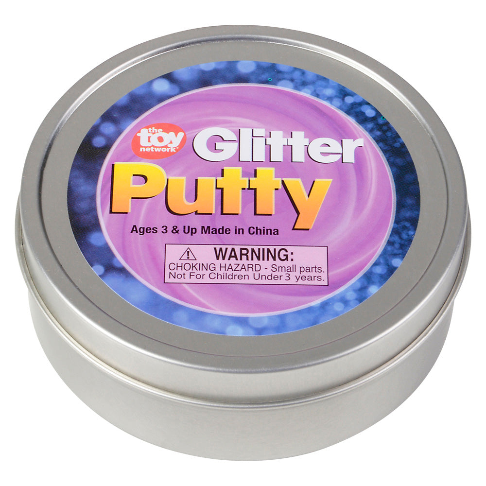 Glitter Putty in Tin Box (12 Pc Display)
