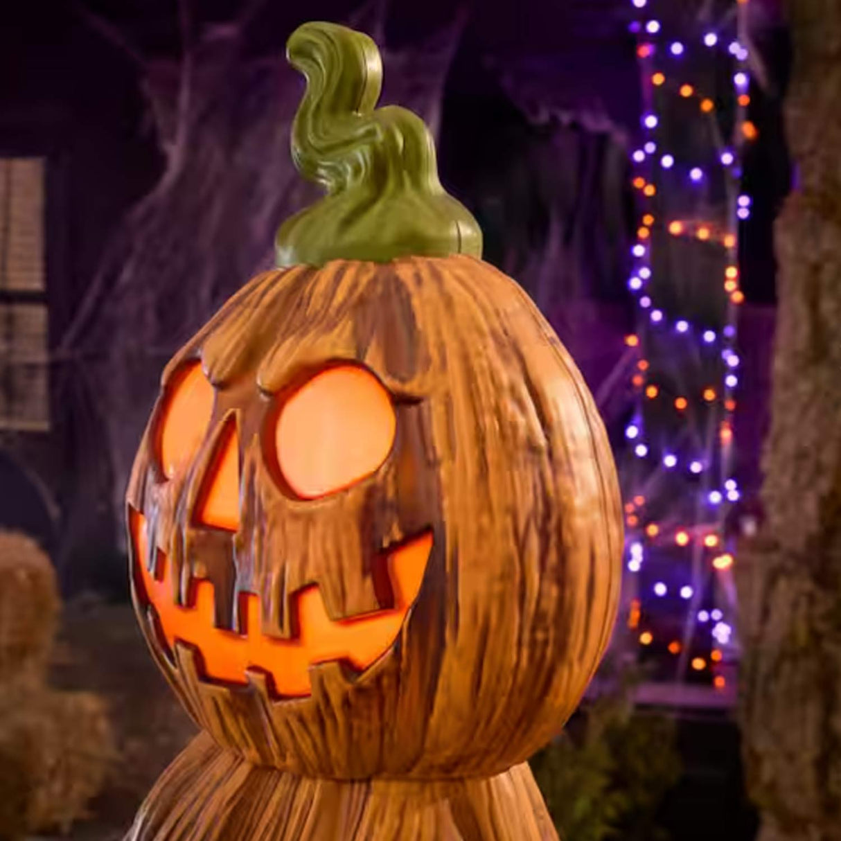 8.5 ft Halloween Classics Giant-Sized LED Jack-O-Lanterns Stack The Home Accents Holiday