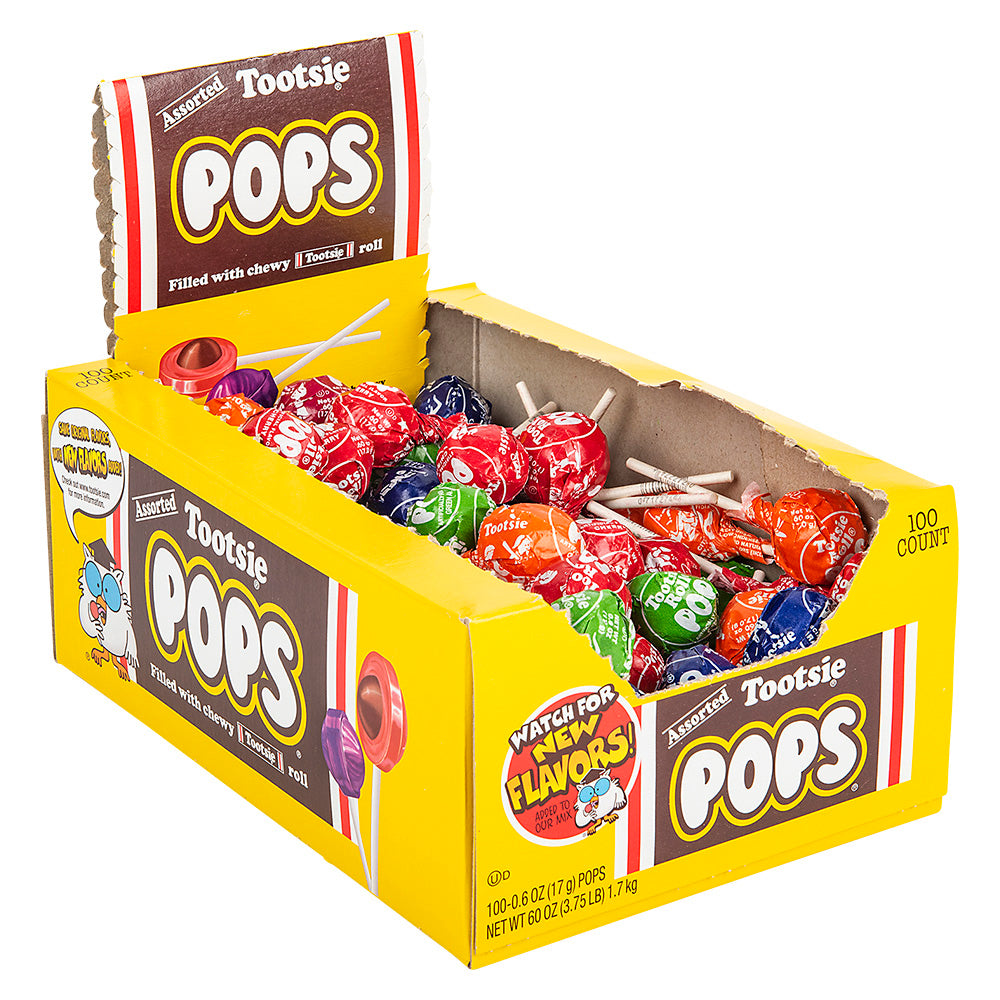 Tootsie Pop Assorted Lollipops (100 Count Box)