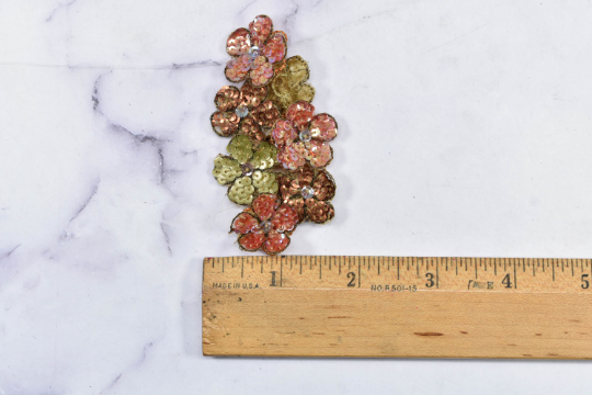 Beaded Floral Applique