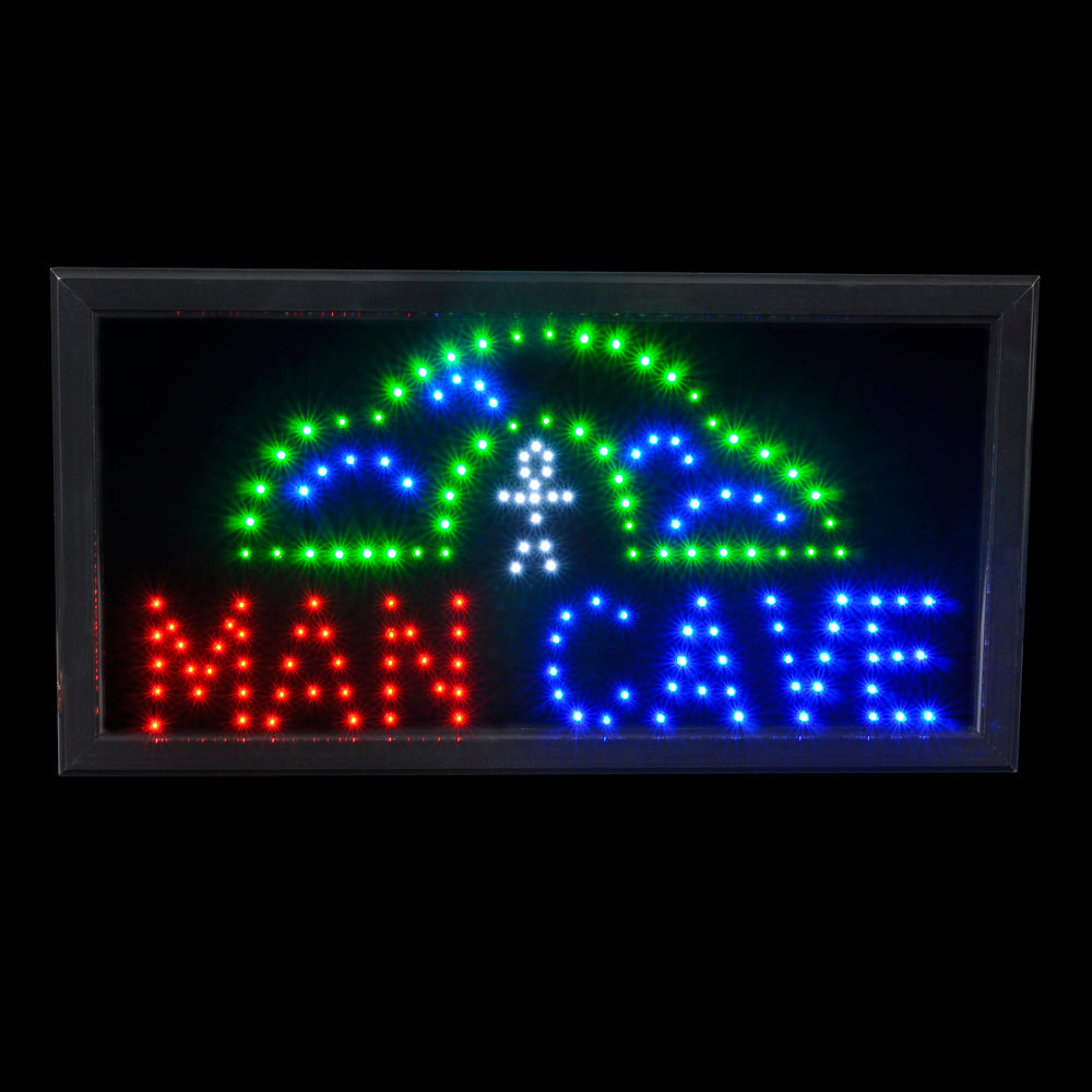 Light-Up Man Cave Sign 10x9