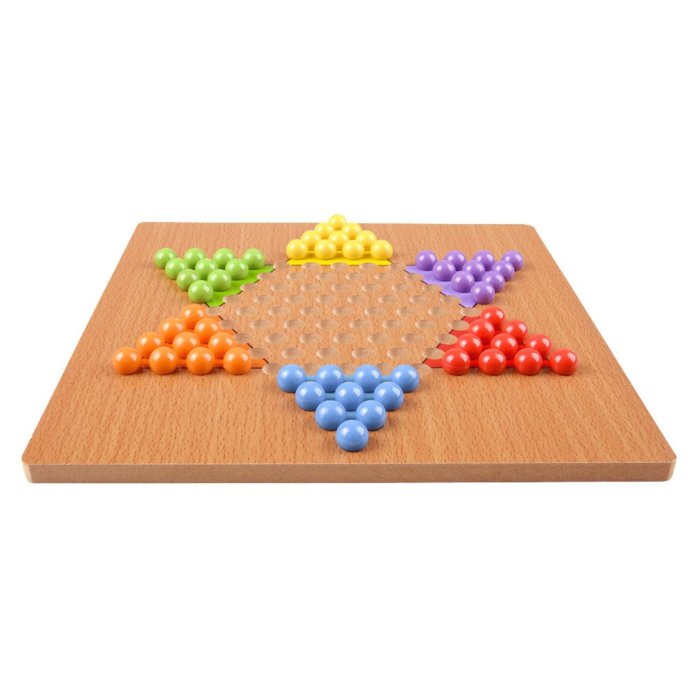 Wooden Chinese Checkers Game (1 Box)