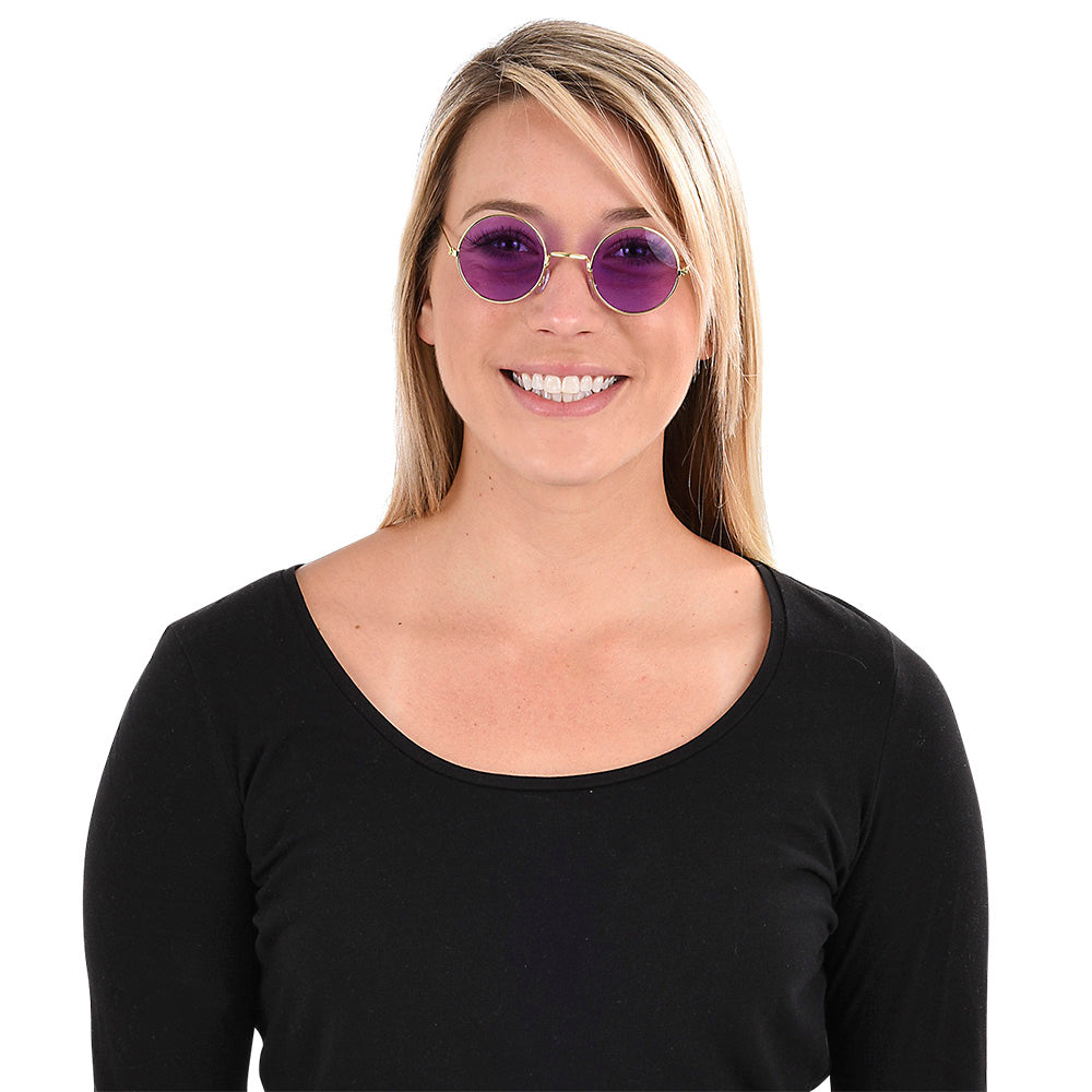 Round Color Lens Sunglasses (1 DZ)