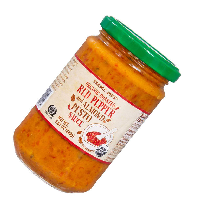 Trader Joe’s Organic Roasted Red Pepper & Almond Pesto 9.87 Oz