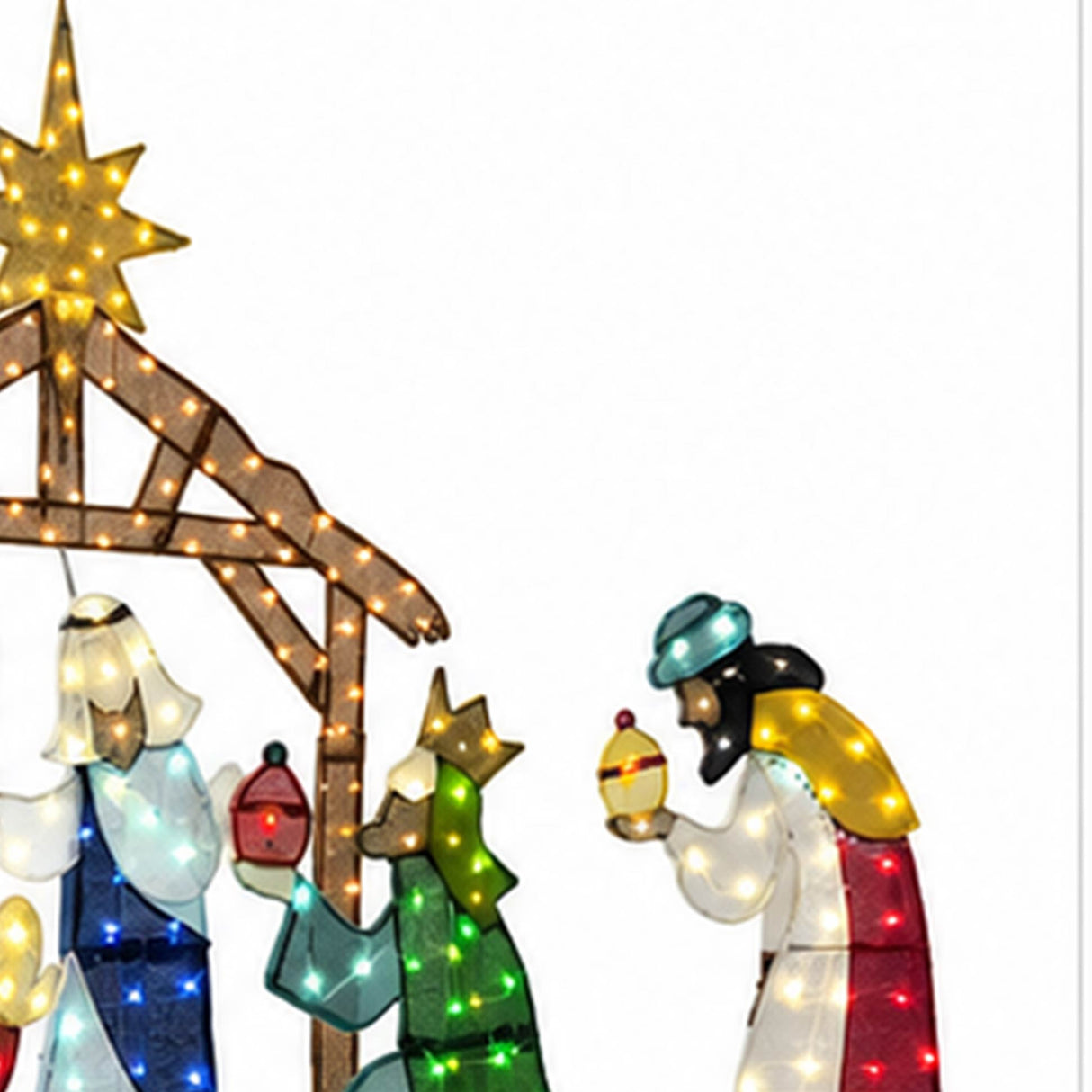 63" Christian Nativity Scene Three Wise Men Decor