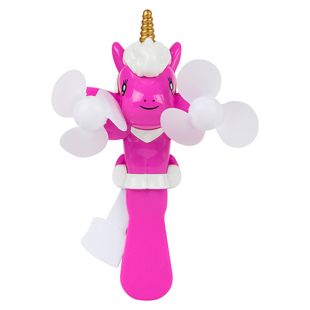 Unicorn Hand Crank Fan (1 DZ)
