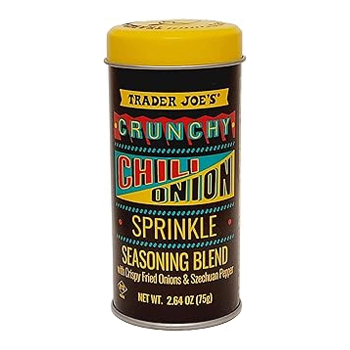 Crunchy Chili Onion Sprinkle Seasoning Blend with Crispy Fried Onions & Szechuan Pepper 2.64 oz