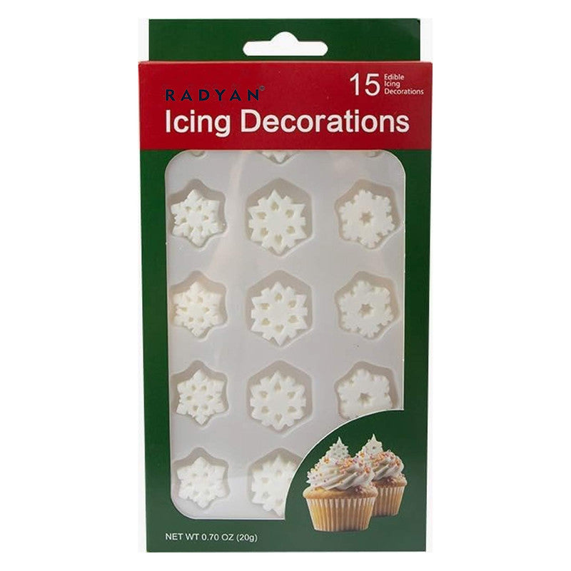 Christmas Edible Cake Decorations Candy Cupcake Topper