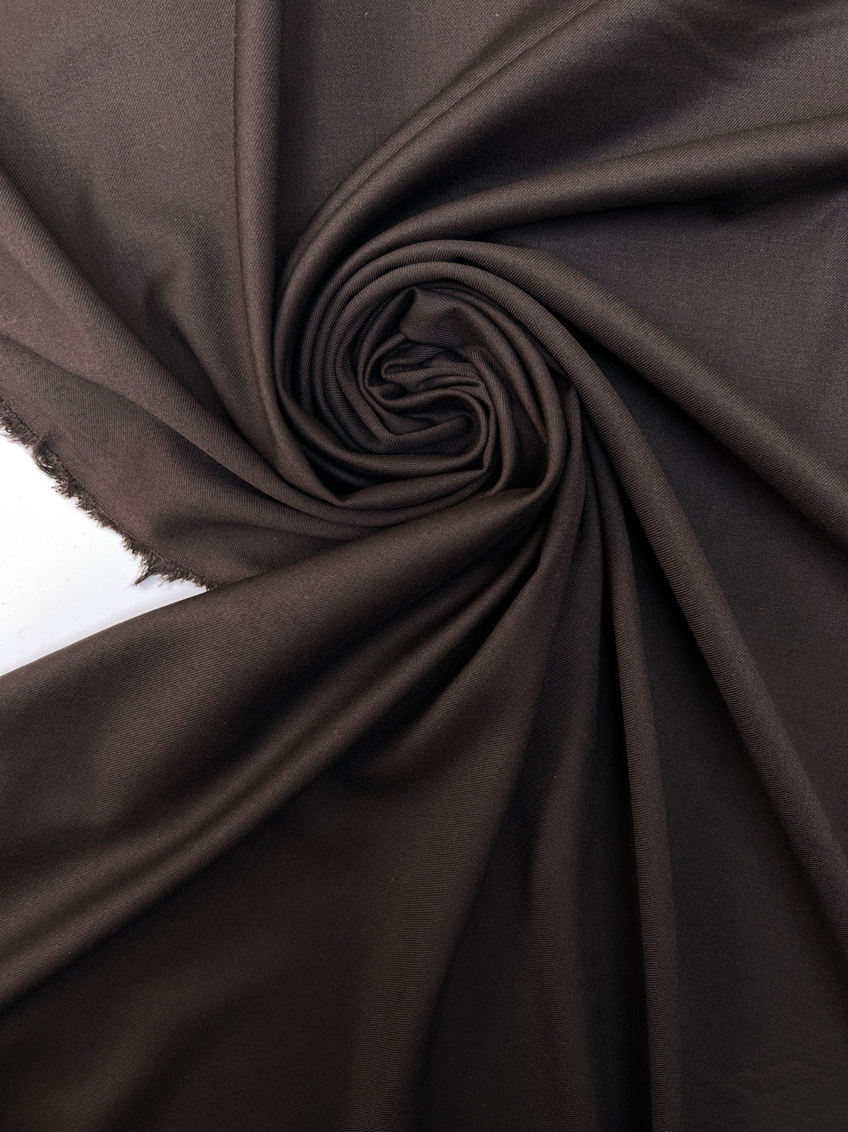 Cotton Twill Suiting Fabric Gray Brown