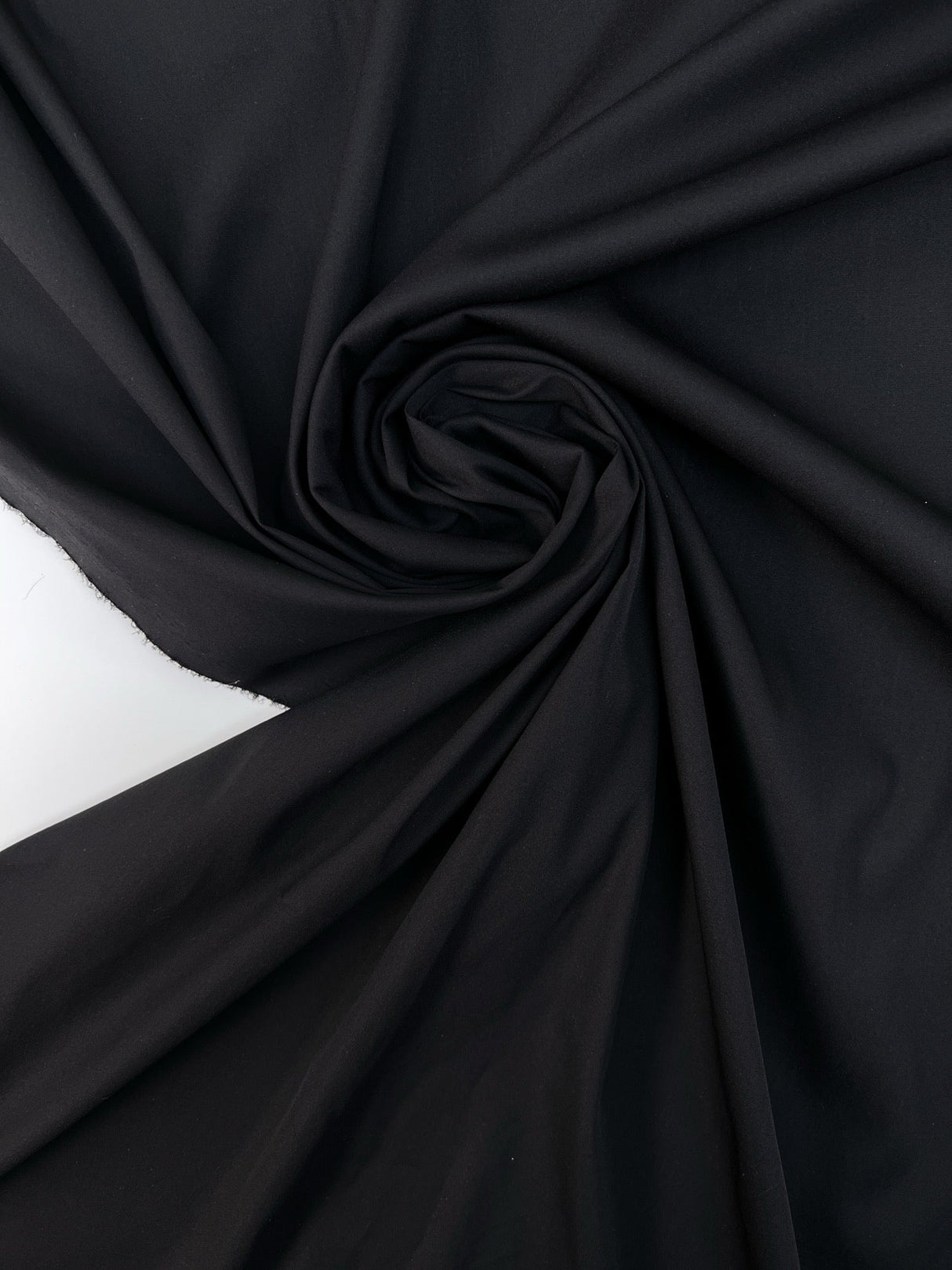 Viscose Blend Woven Fabric Black