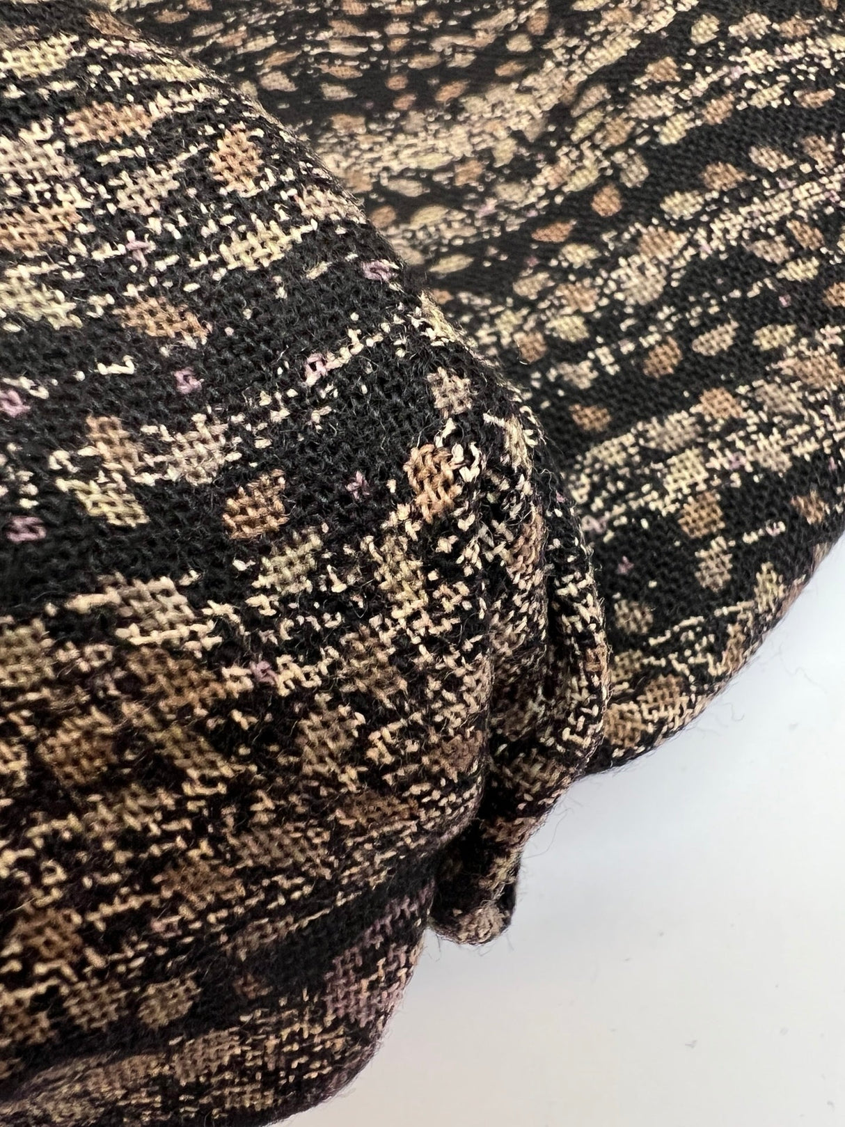 Wool Abstract Printed Fabric