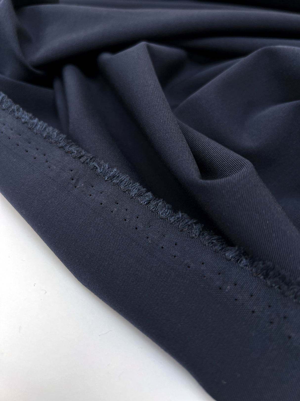 Polyester Viscose Gabardine Blue Stretch