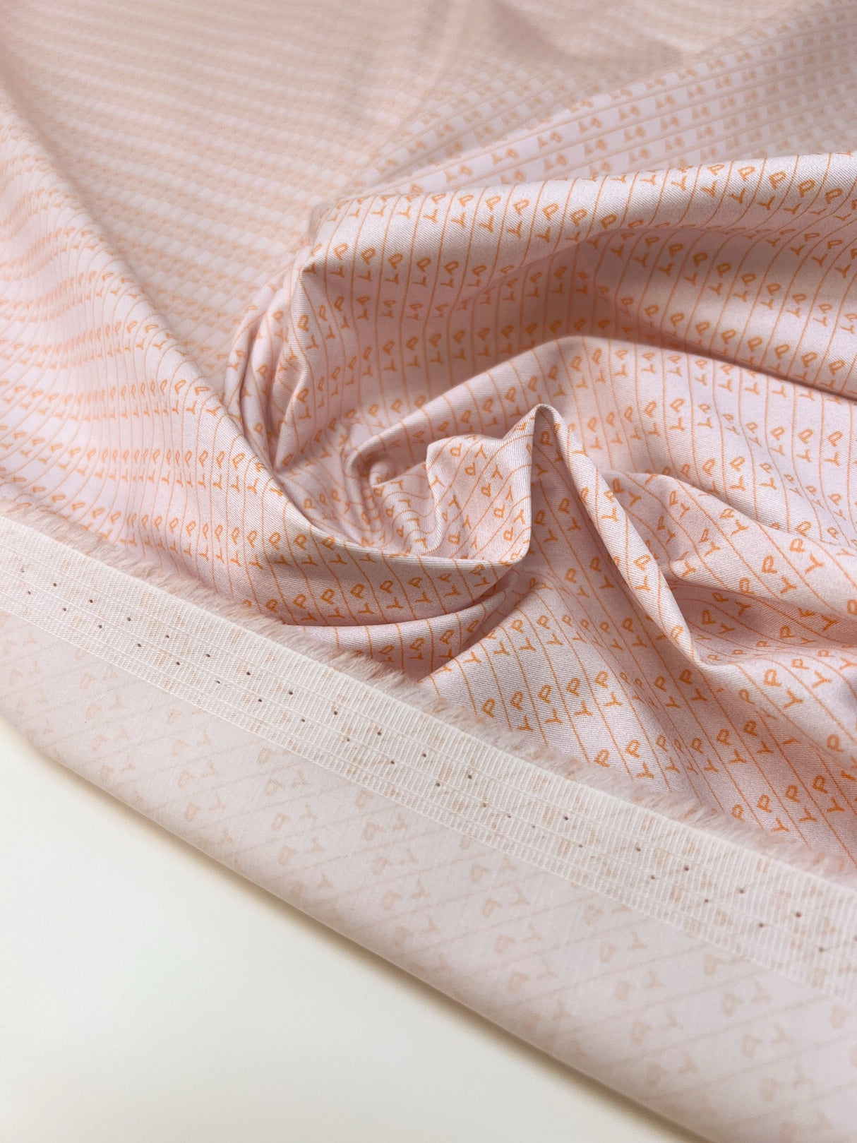 Printed White Cotton Twill