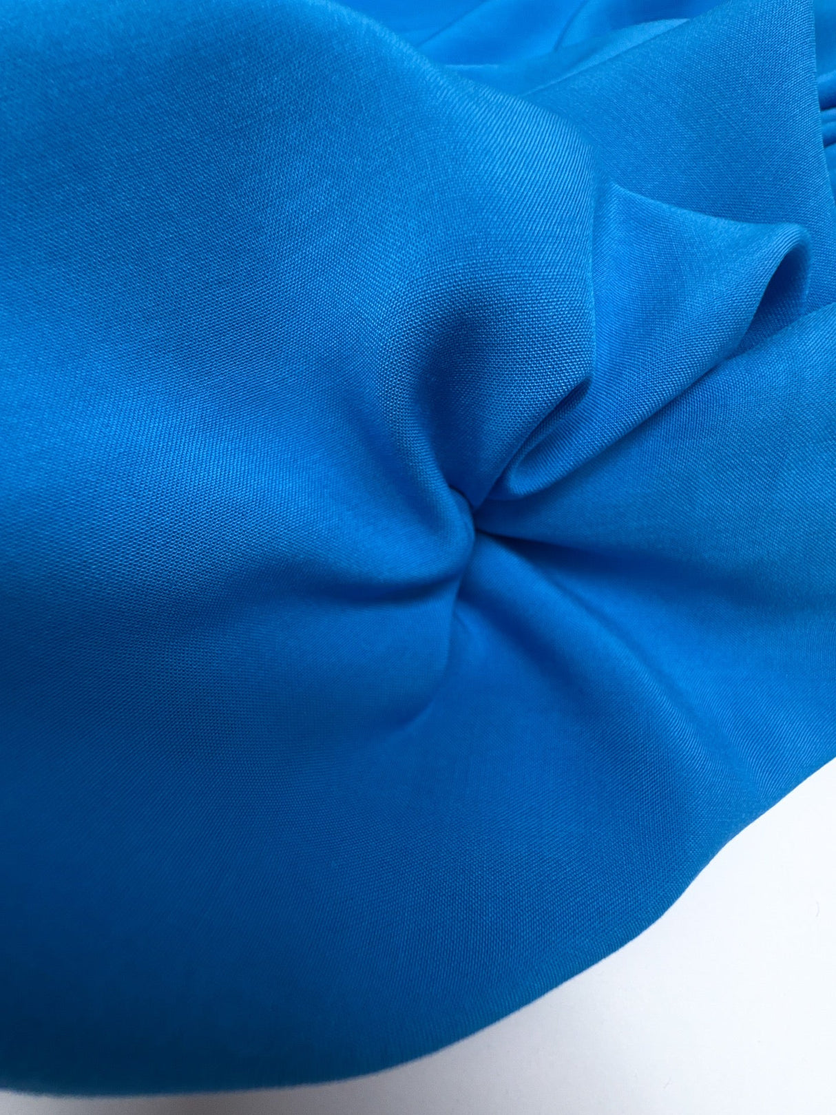 Blue Viscose Plain Woven
