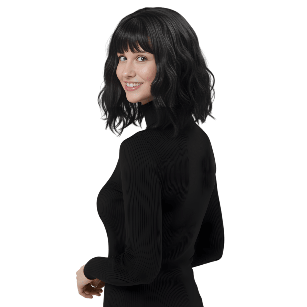 Short Wavy Costume Wig