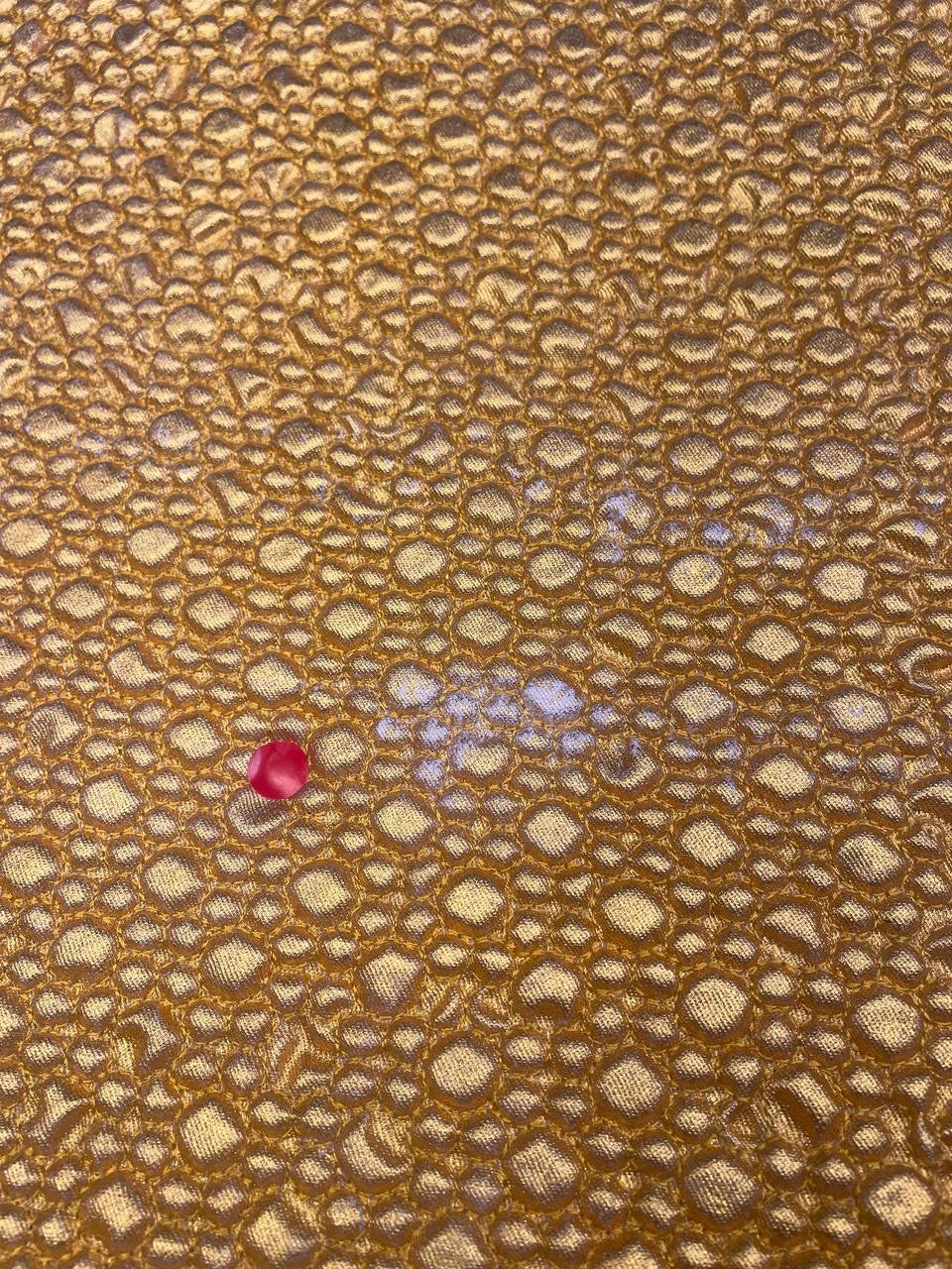 Cotton Coated Fabric Golden