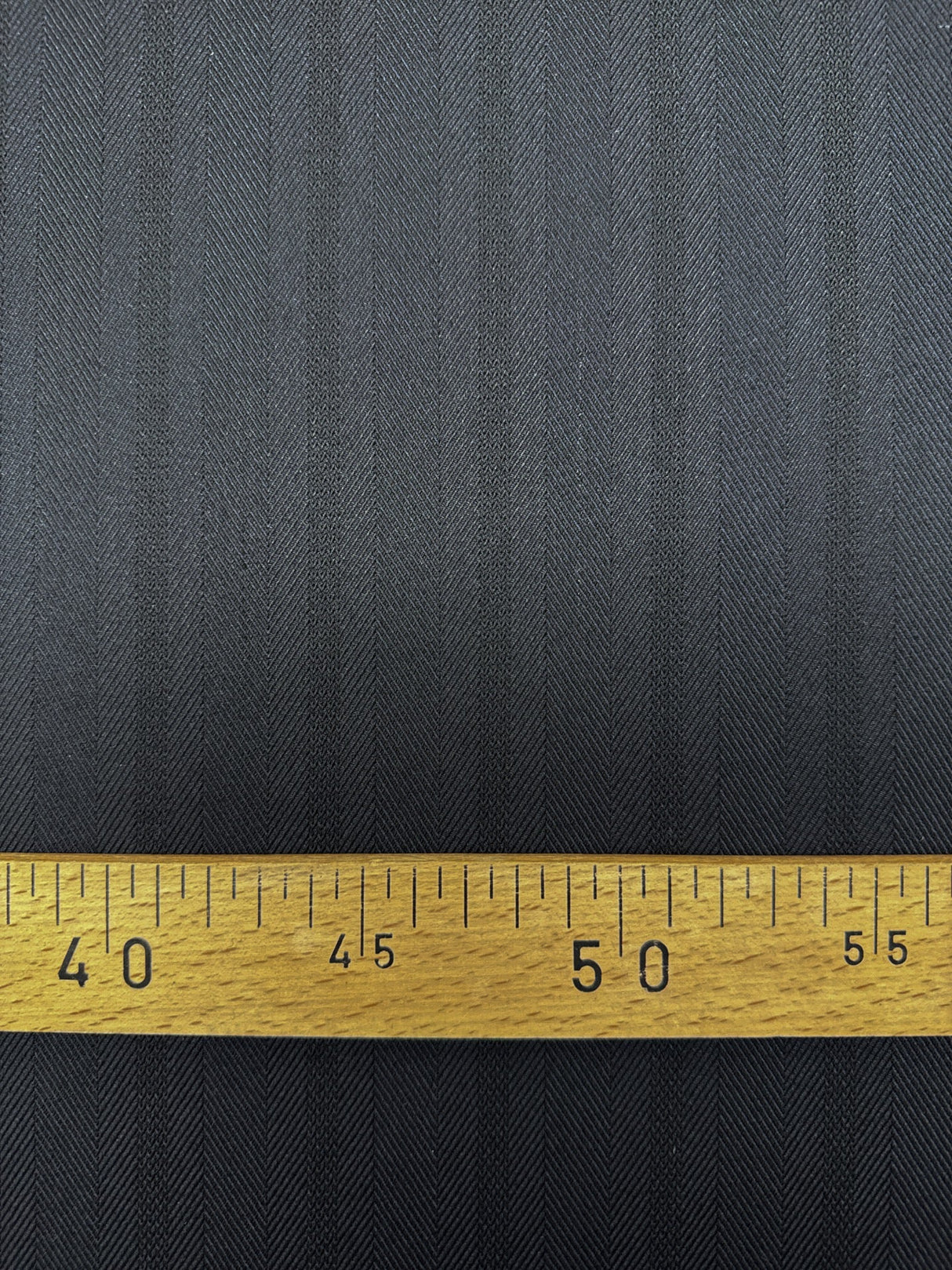 Wool Blend Twill Striped Purple Black