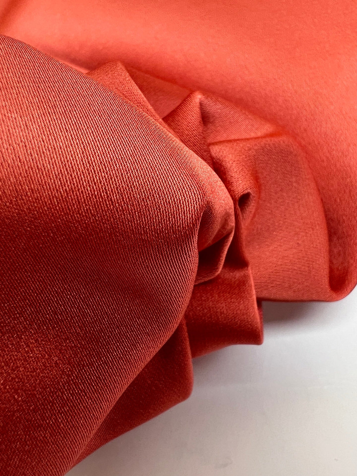 Polyamide Satin Blend Red Orange