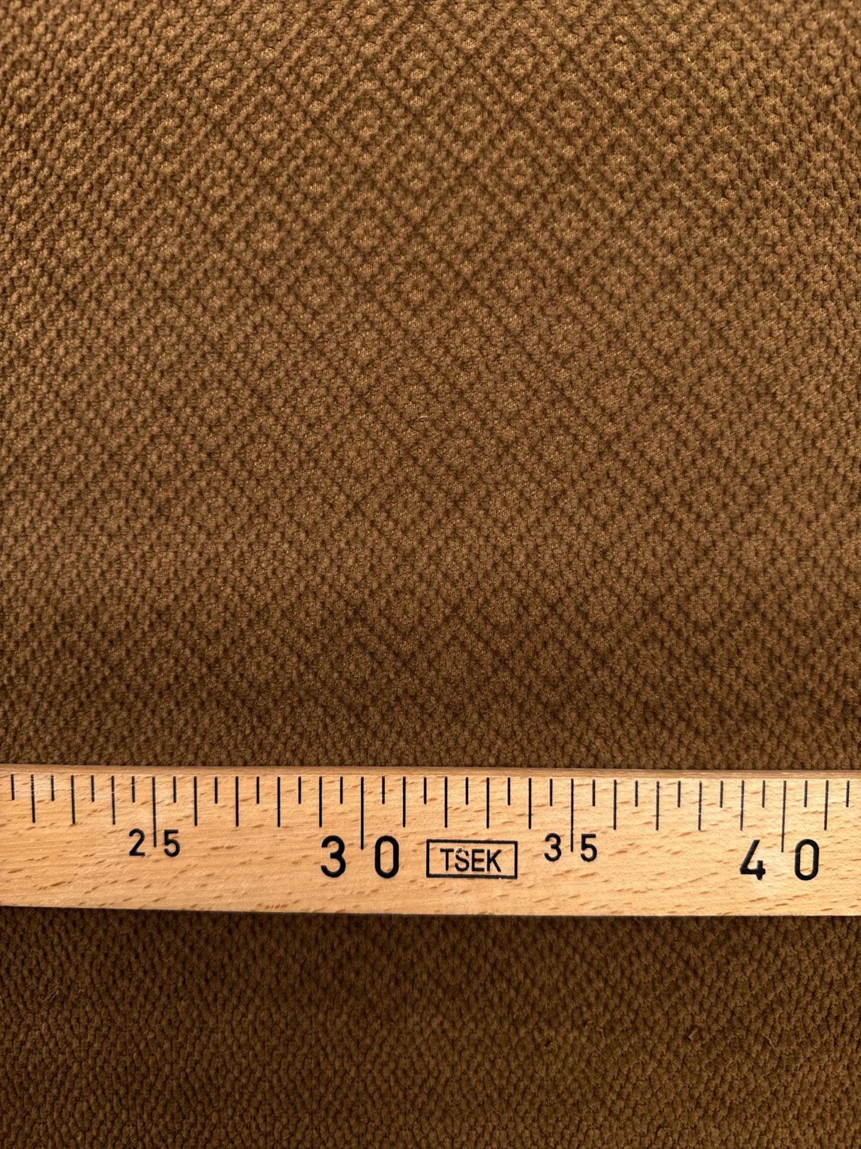 Italian Brown Geometric Cotton Jacquard Fabric