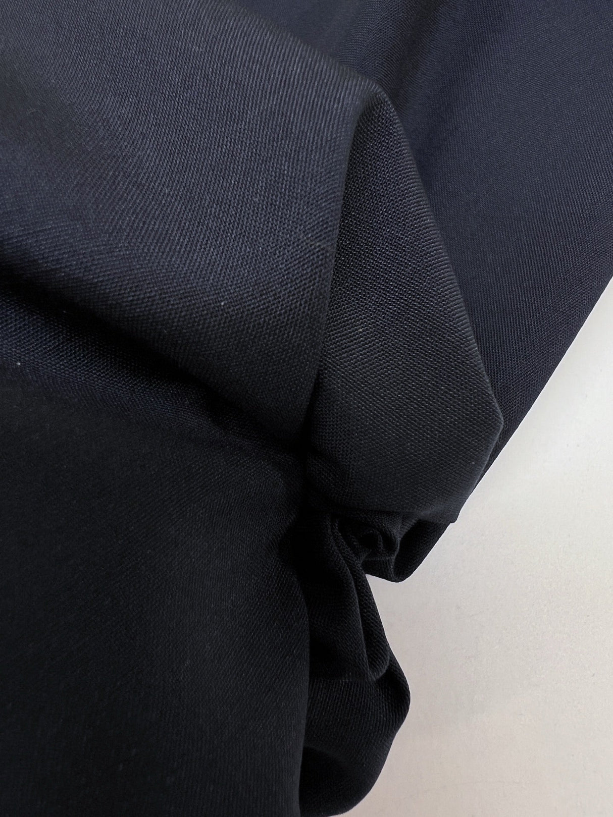 Blue Wool Nylon Elastane Woven