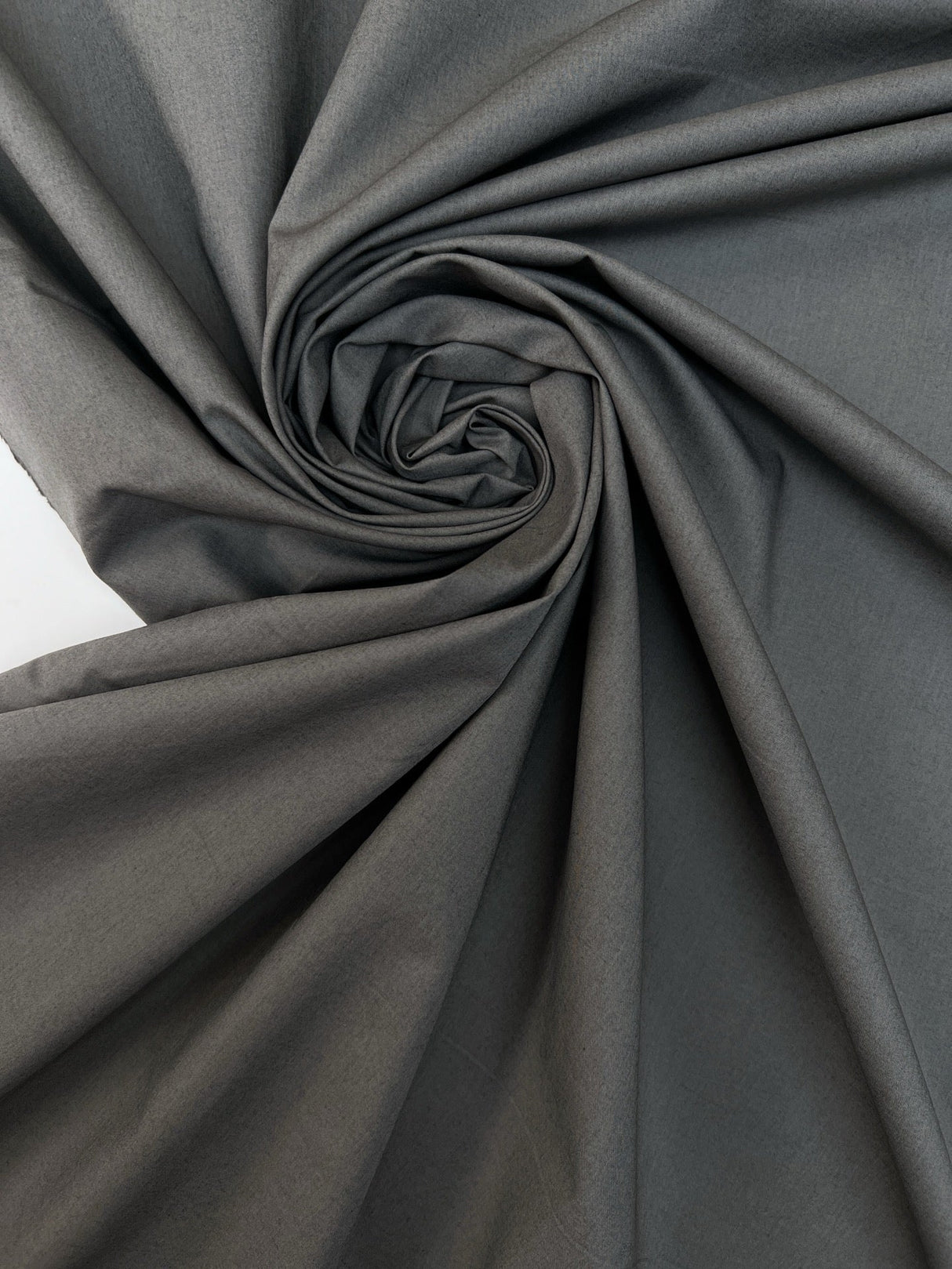 Cotton Poplin Gray Black