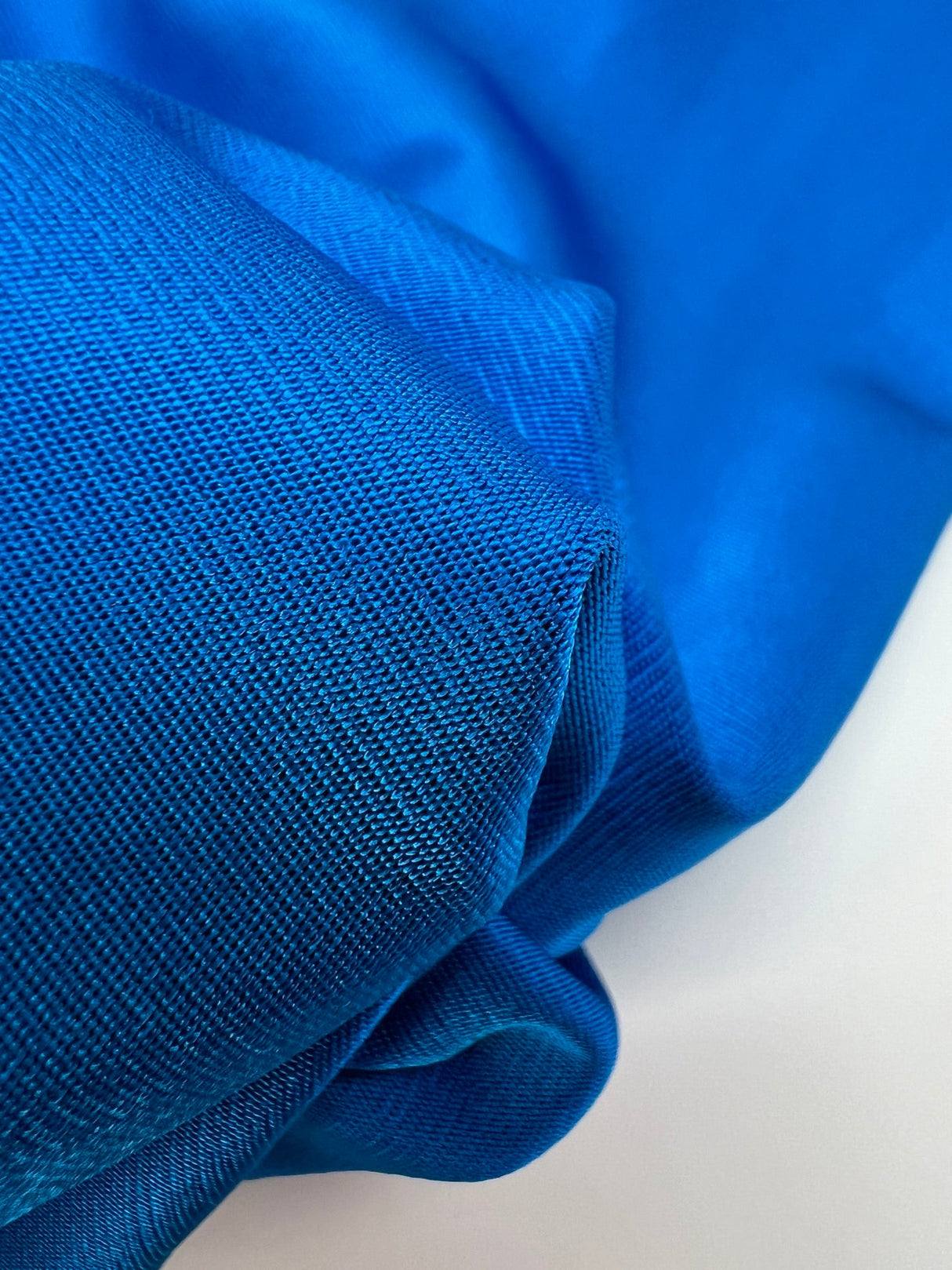 Viscose Knitted Moiré Blue