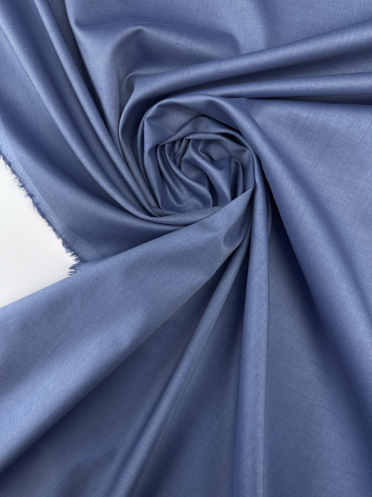 Cotton Twill Blue Shades Stretch Lightweight