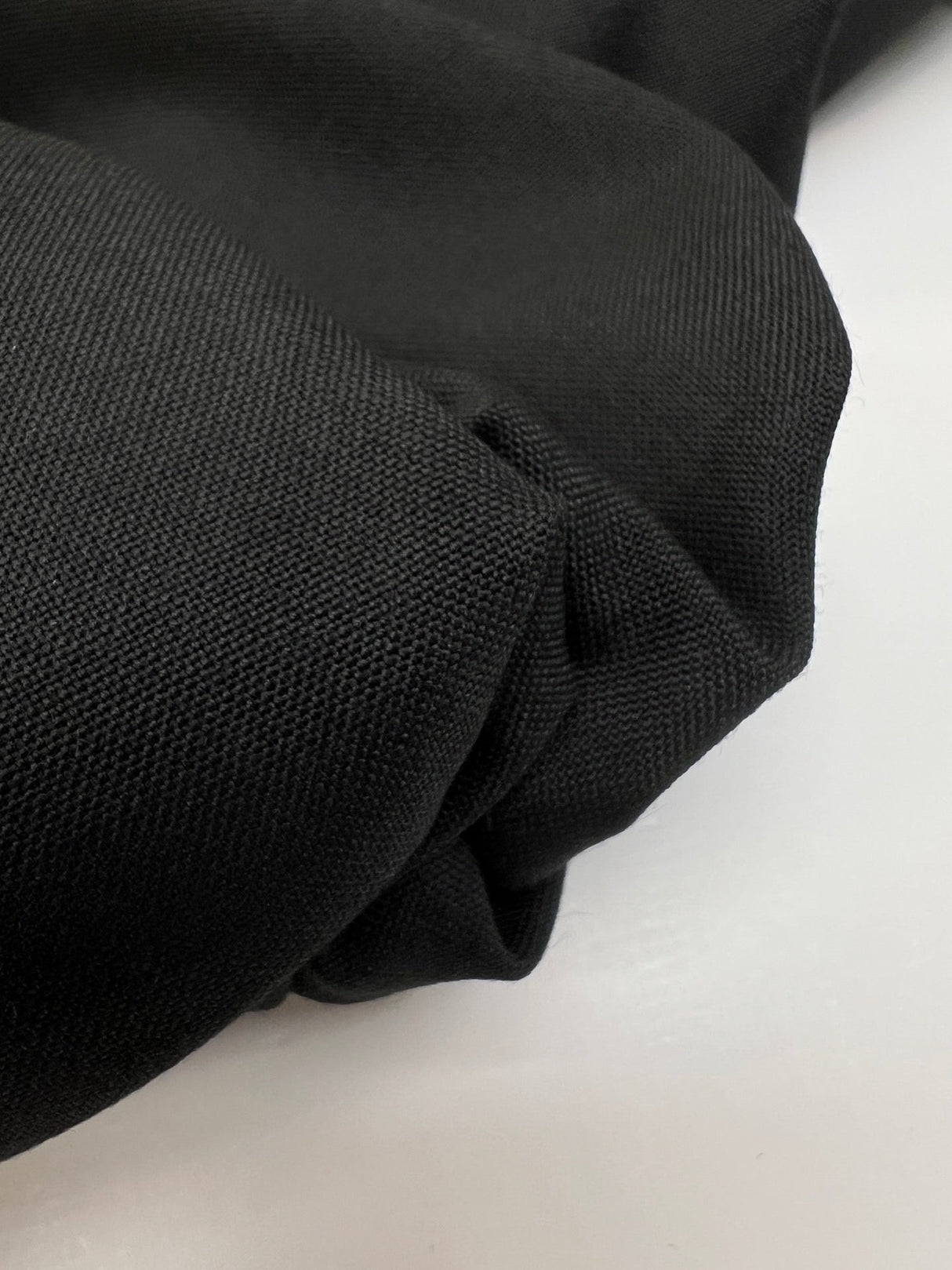 Wool Suit Fabric Black