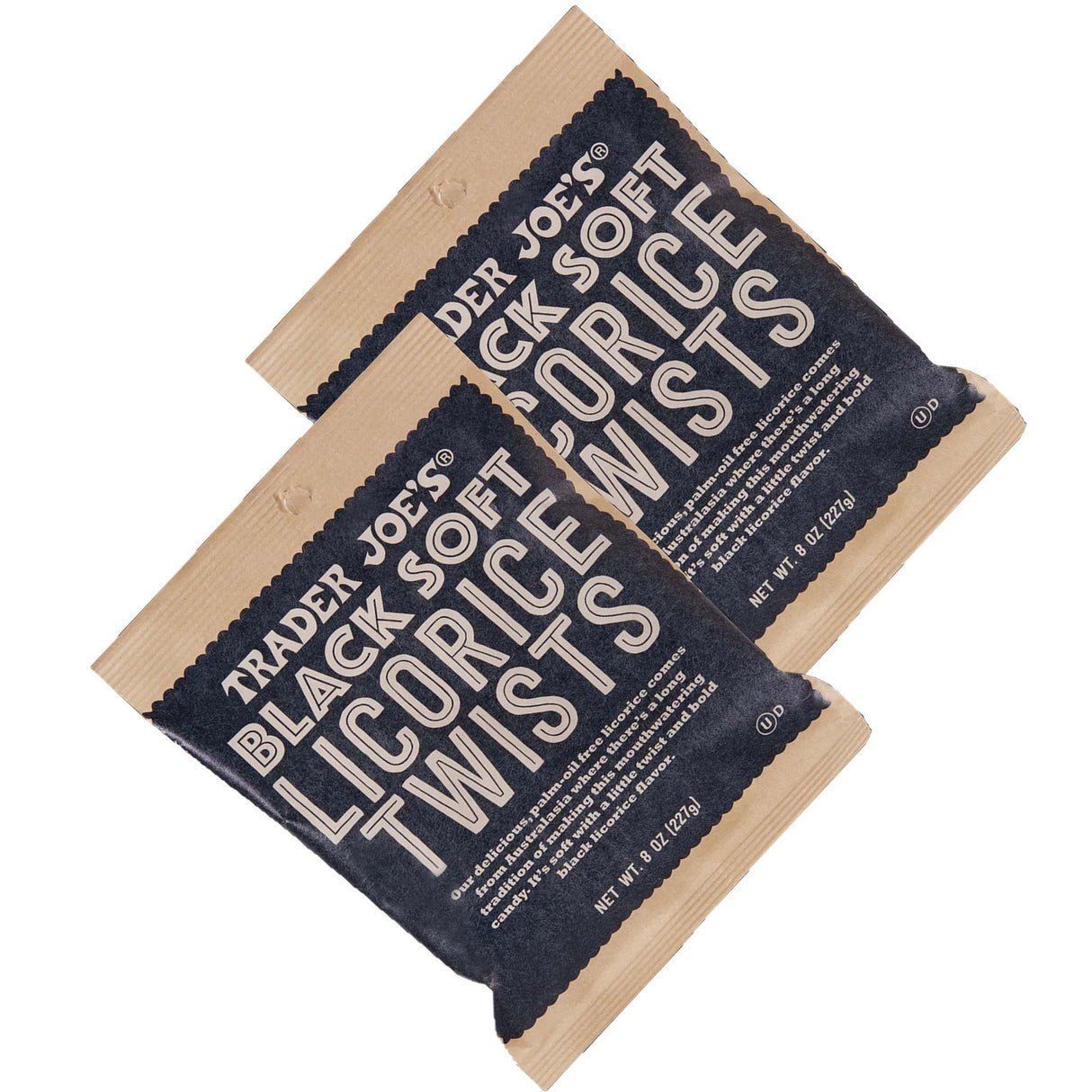 Trader Joe's Soft Black Licorice Twists | 8 oz