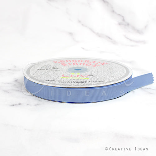 5/8" Grosgrain Ribbon - 50 Yards (Denim Blue)