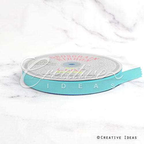 5/8" Grosgrain Ribbon - 50 Yards (Aqua)