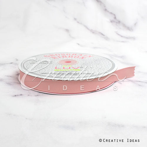 5/8" Grosgrain Ribbon - 50 Yards (Blush)