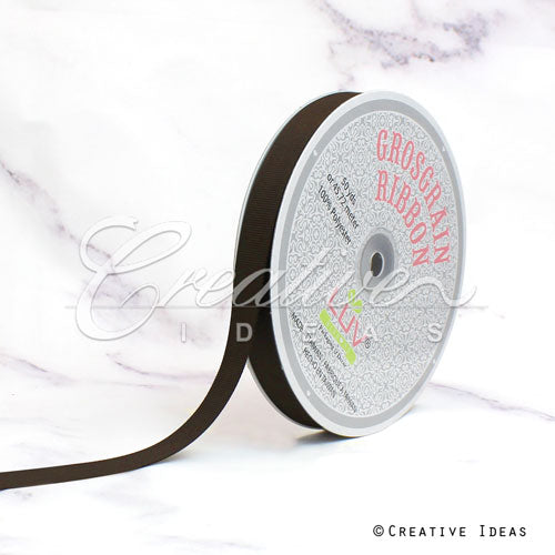 5/8" Grosgrain Ribbon - 50 Yards (Brown)