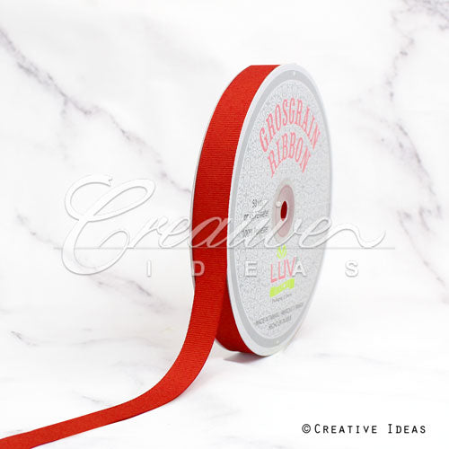 5/8" Grosgrain Ribbon - 50 Yards (Coral)