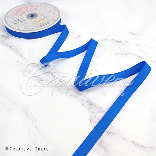 5/8" Grosgrain Ribbon - 50 Yards (Electric Blue)