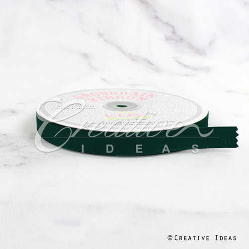 5/8" Grosgrain Ribbon - 50 Yards (Hunter Green)