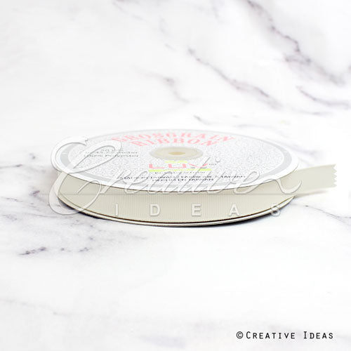 5/8" Grosgrain Ribbon - 50 Yards (Ivory)