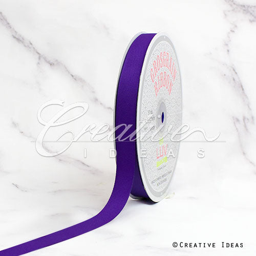 5/8" Grosgrain Ribbon - 50 Yards (Purple)