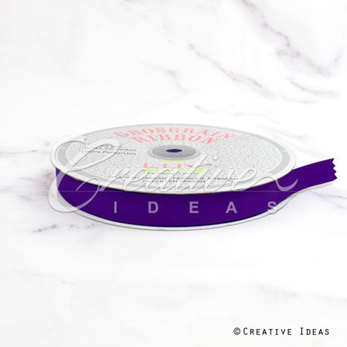 5/8" Grosgrain Ribbon - 50 Yards (Purple)