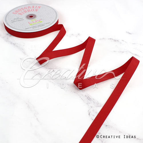 5/8" Grosgrain Ribbon - 50 Yards (Red)