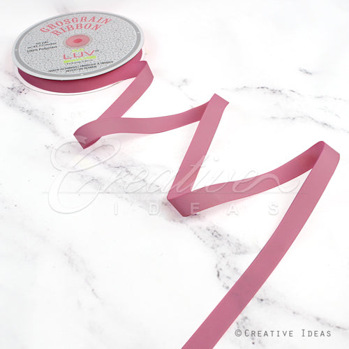 5/8" Grosgrain Ribbon - 50 Yards (Rosy Mauve)