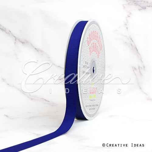 5/8" Grosgrain Ribbon - 50 Yards (Royal Blue)