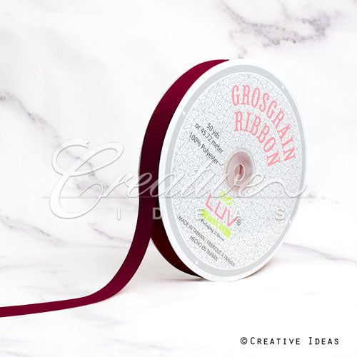 5/8" Grosgrain Ribbon - 50 Yards (Wine)