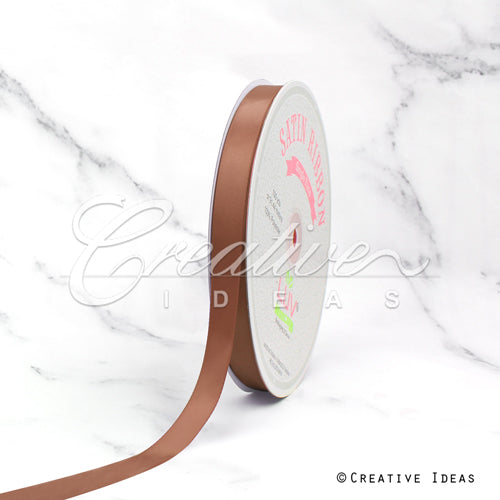 5/8" Single Face Satin-100 Yds (Acorn)