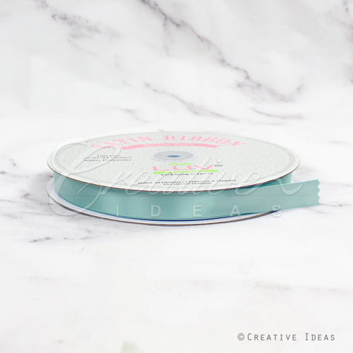 5/8" Single Face Satin Ribbon - 100 Yards (Celadon)