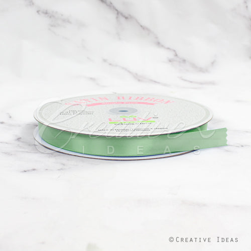 5/8" Single Face Satin Ribbon - 100 Yards (Sage)