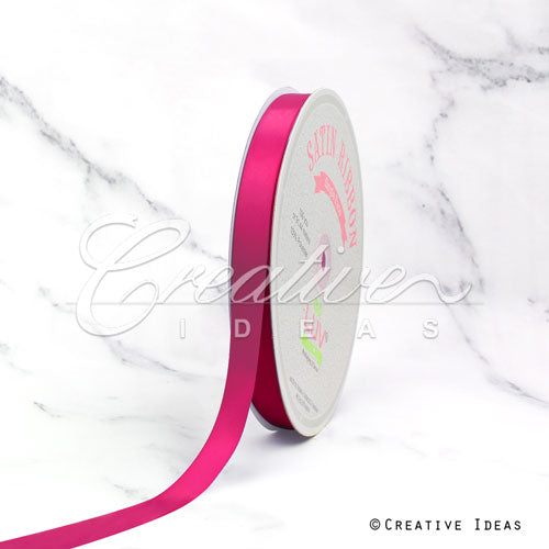 5/8" Single Face Satin Ribbon - 100 Yards (Azalea)